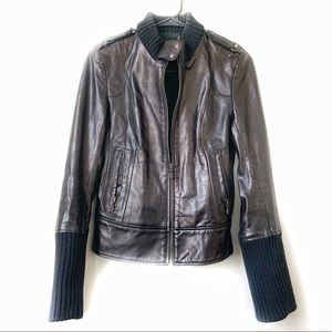 Mackage Leather Jacket Brown size xs